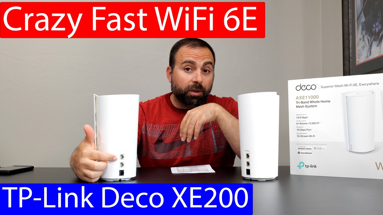 TP Link Deco XE200 WiFi 6E Review  Unboxing, Speed Test, Range Tests, Deco  App and Much More  