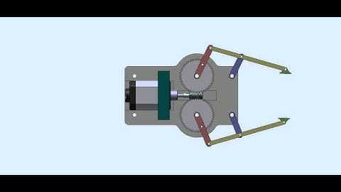 4-bar linkage robot gripper-2.avi