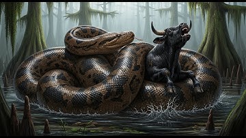 🐄🌧️Anh Hùng Trong Cơn Bão: Giải Cứu Bò Mẹ Và Bê Con Khỏi Trăn Khổng Lồ| giải cứu động vật.