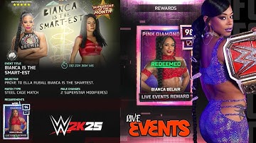 BIANCA IS THE SMART-EST - LIVE EVENTS |MyFACTION  | WWE 2K25|