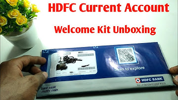 HDFC bank current account welcome Kit Unboxing | hdfc welcome Kit | hdfc bank welcome Kit Unboxing