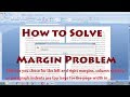 How to solve MS doc margin problem "Settings you chose for the left and right margins, column..."