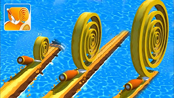 Top Video TikTok Gameplay - Satisfying Games - Spiral Roll - Jelly Run 2048 - Juice Run - Battery Ru