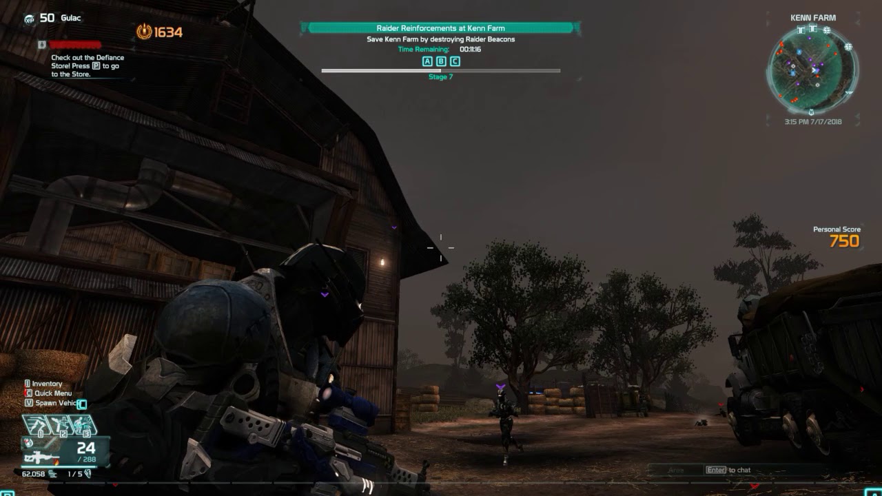 Flying Player Defiance 2050