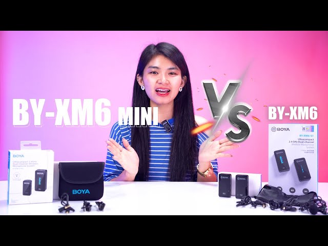 MỘT BỘ MICRO KHÔNG DÂY MINI DÀNH RIÊNG CHO BẠN | BOYA XM6 MINI