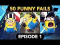 Minion Rush 50 FUNNY FAILS (Episode 1) | Gru's Lab, Residential Area