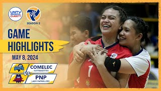 COMELEC Suffragettes vs PNP Lady Patrollers GAME HIGHLIGHTS - May 8, 2024 | #UVL Season 2