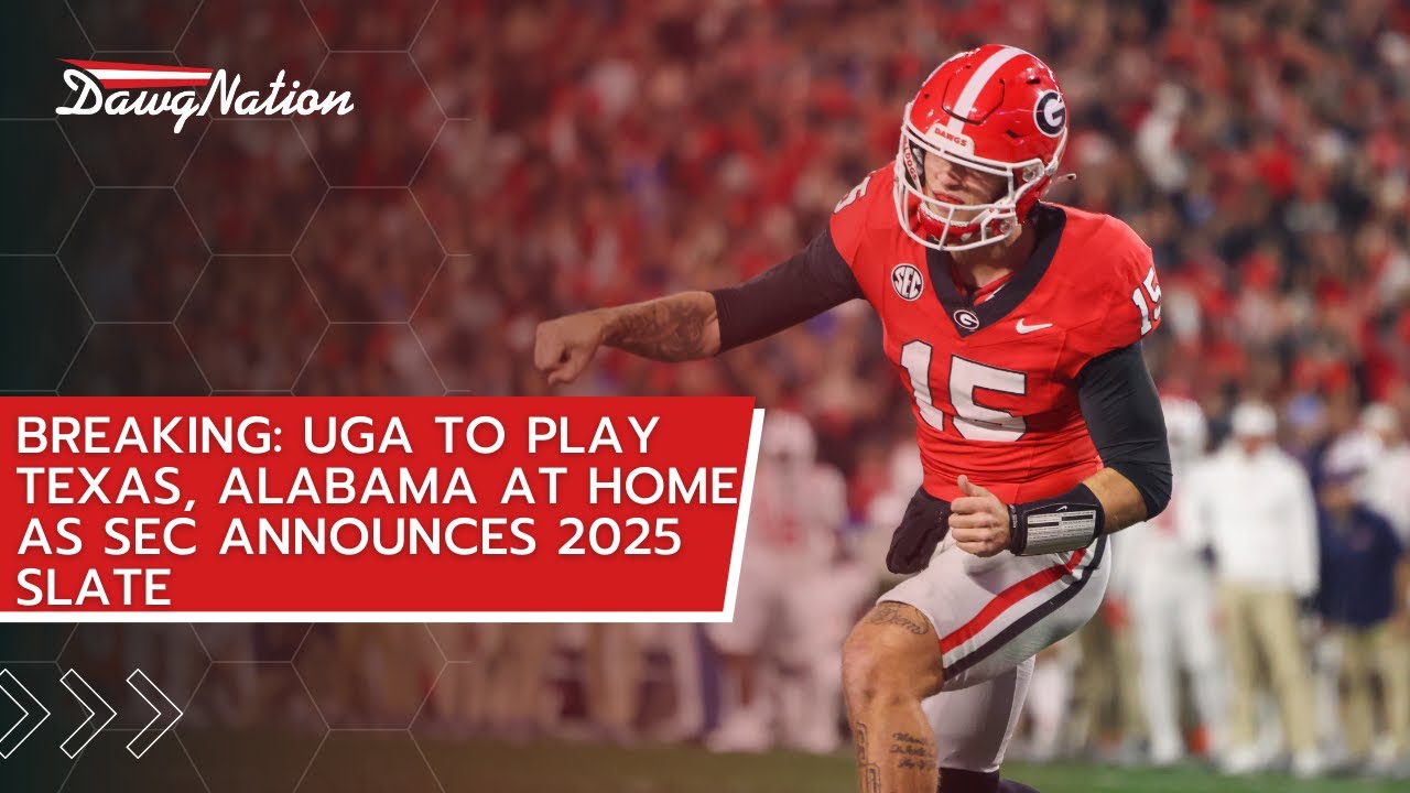 UGA to host Alabama, Texas in 2025 as future SEC schedule announced