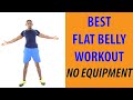 The Best Flat Belly Workout No Equipment | Fat Burning Standing Workout
