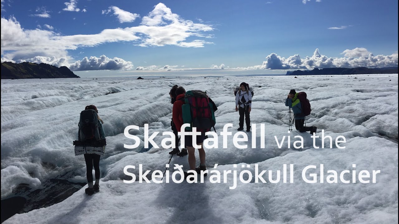 Skaftafell via the Skeiðarárjökull Glacier — Skeiðarárjökull, Iceland — video poster