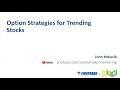 Option Strategies for Trending Stocks | March 24th, 2026 (Replay)