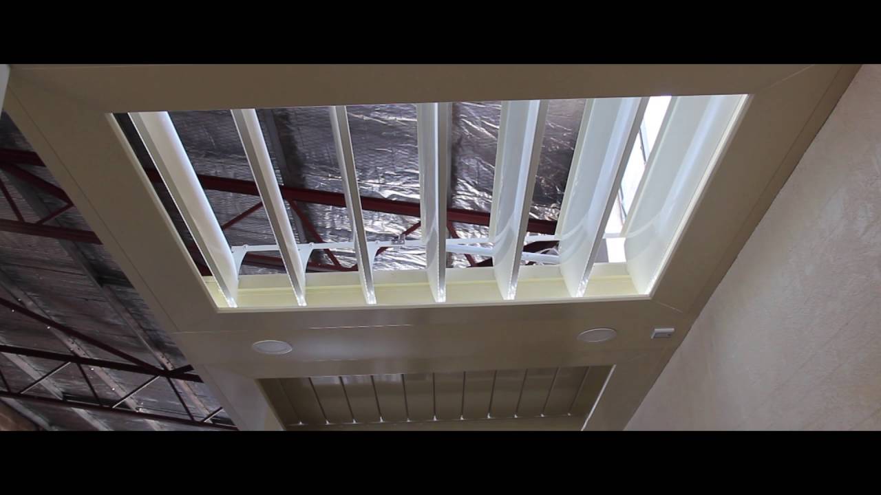 Louvermech Opening and Closing Roof Louver