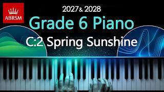 ABRSM 2027 & 2028 - Grade 6 Piano Exam - C2  ~ Spring Sunshine ~ Maria Thompson Corley screenshot 4