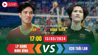 🔴 [TRỰC TIẾP] U20 Thái Lan VS LPBank Ninh Bình | Cúp VTV9 - Bình Điền 2024 | JET STUDIO image