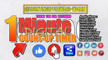 1 Minute Digital Count up Timer 11