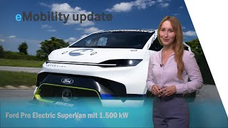 eMobility update: Renn-Transporter mit 1.500 kW, ID. Buzz Fertigung pausiert, Webasto Batteriewerk