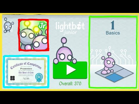 Lightbot Jr Coding Puzzles - BASICS All Levels