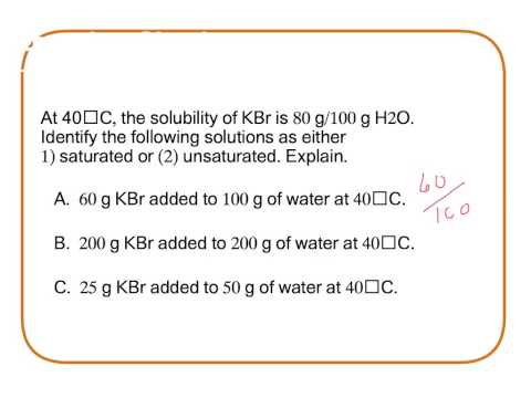 Solubility Problems YouTube