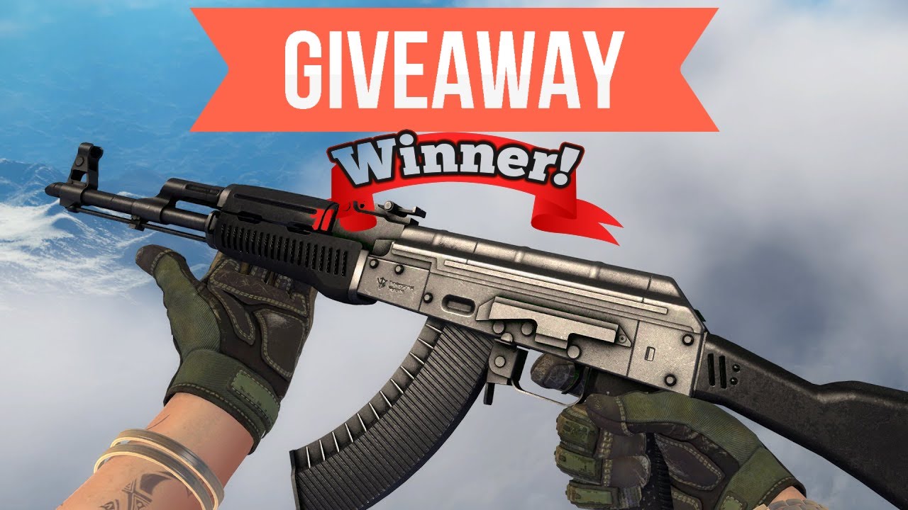 CSGO Giveaway winner (AK SLATE)