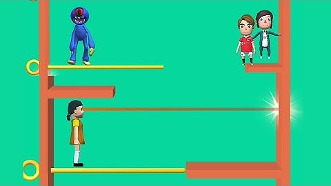 Squid Pin 3D - Huggy Wuggy - NEW updated level 68 - 71 pull the pin gameplay