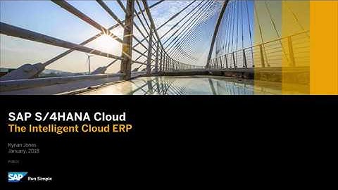 SAP S/4HANA Cloud - Why Public Cloud?