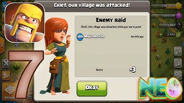 Clash Of Clans: Gameplay Walkthrough Part 7 - My Village Was Attacked! (iOS, Android)