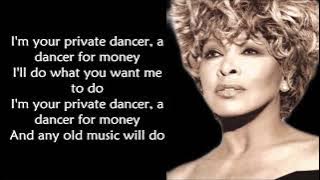 Tina Turner - Private Dancer LYRICS ||Ohnonie (HQ)