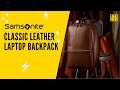 Samsonite Classic Leather 14.1" Laptop Backpack