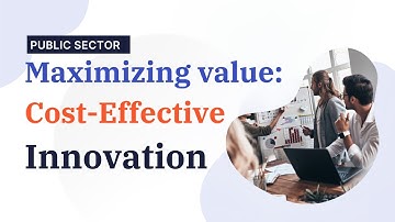 Maximizing value: Cost Effective Innovation for Public Sector Success