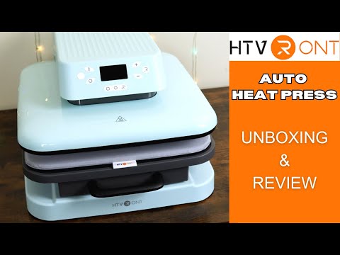 HTVRONT Summer Party! - Unboxing and Auto Heat Press Review!