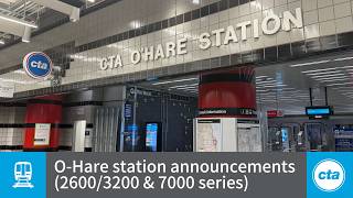 CTA O’Hare (Blue) station announcements