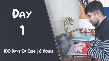 100 days of code | Day 1 | 8 Hour Study With Me | Stream 27
