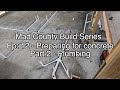 How to Run Plumbing Under a Concrete Slab