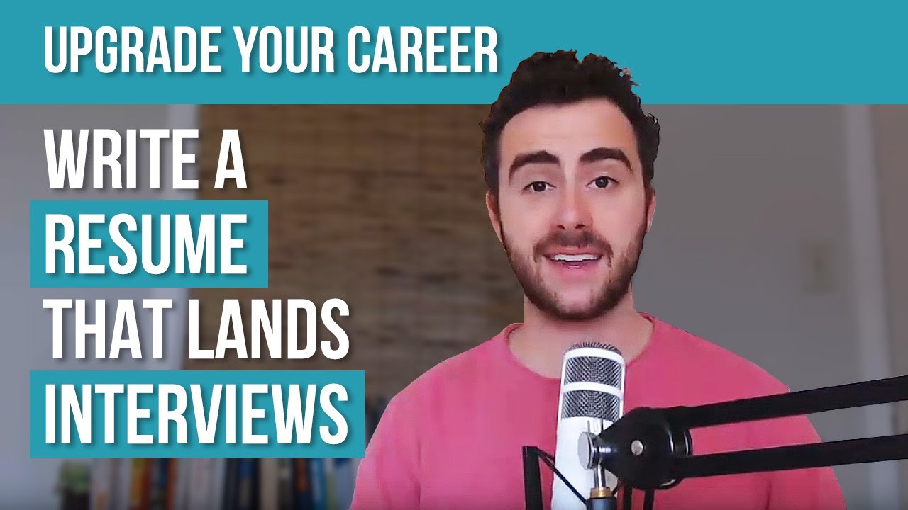 youtube how to write a resume