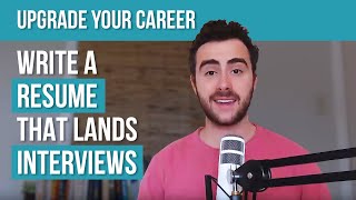 STEP BY STEP GUIDE: How To Write A Resume. Video Tutorial and Template Included