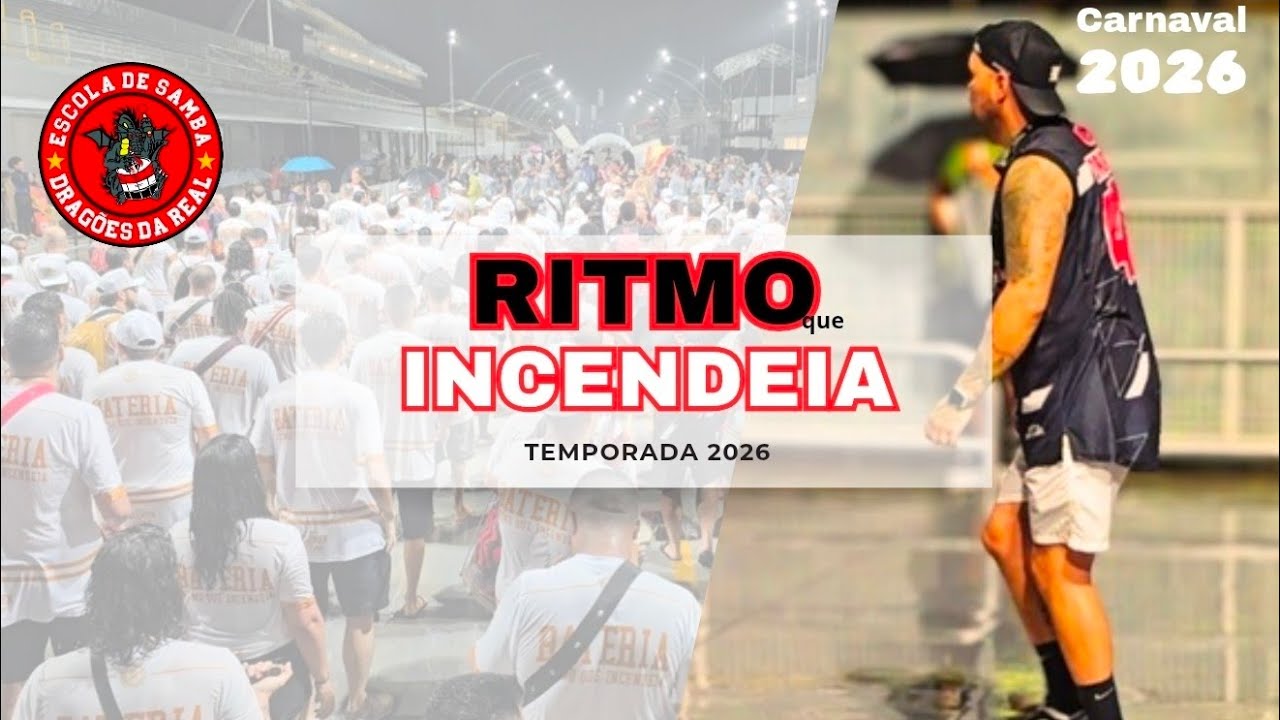 Ritmo que Incendeia 2026 - Ensaio Técnico de bateria específico 