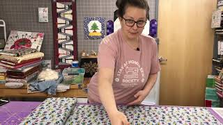 How to make a tube pillowcase with directional fabric