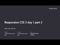 كورس Responsive Design بالعربي | Flexbox و CSS Grid من الصفر للاحتراف المحاضره الاولى الجزء الثاني