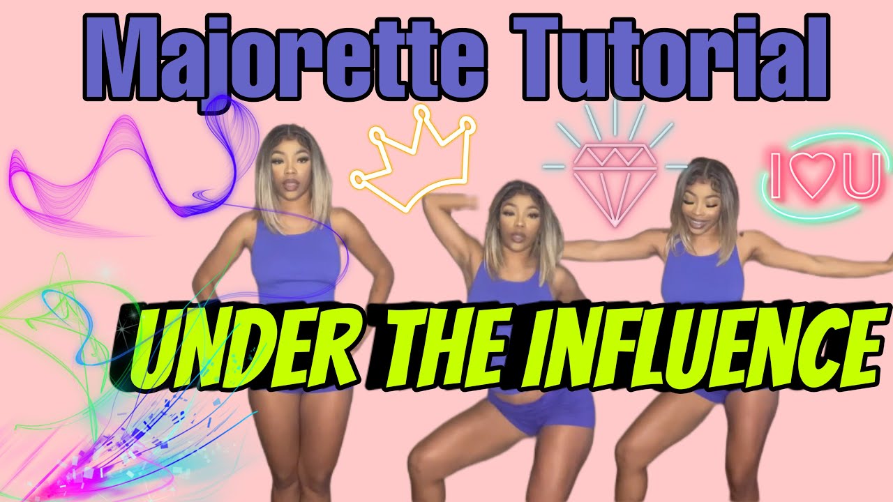 ТАНЕЦ МАЖОРЕТ (для начинающих) Under The Influence x Stand Tutorial