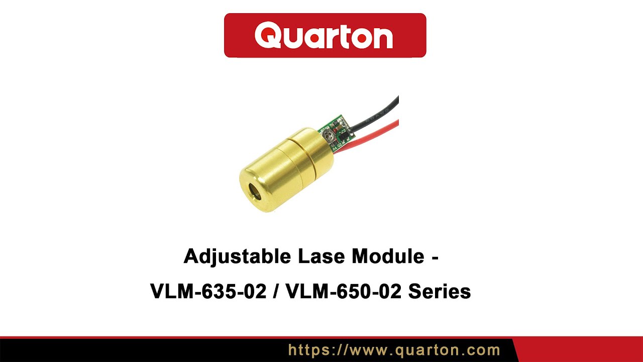 Quarton Adjustable focus laser moduleVLM63502/VLM65002 series