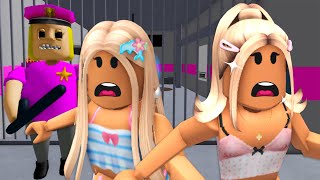 Trapped in SEWER at the Police Girl Prison!! Roblox Obby