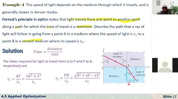 M131 | 2022-03-30 | 4.5 Optimization Problems (Part B)