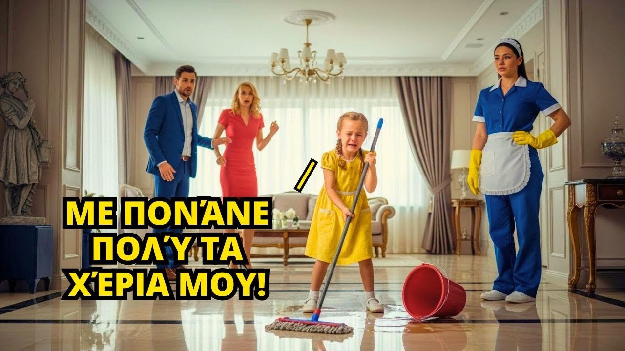 ΜΗΤΡΙΑ ΑΝΑΓΚΑΖΕ ΤΟ ΠΑΙΔΙ ΤΟΥ ΕΚΑΤΟΜΜΥΡΙΟΥΧΟΥ ΝΑ ΚΑΘΑΡΙΖΕΙ ΟΛΟ ΤΟ ΣΠΙΤΙ, ΜΕΧΡΙ ΠΟΥ Η ΥΠΗΡΕΤΡΙΑ ΕΠΕΝΕΒ