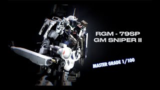 Gunpla Custom︳Master Grade 1/100︳RGM - 79SP︳GM Sniper II︳White Dingo Team Custom︳4K