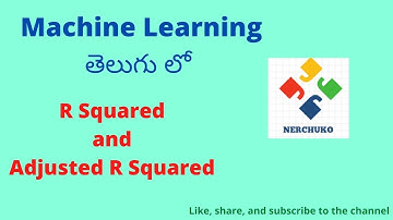 R Squared Vs Adjusted R Squared in Telugu || Machine Learning in Telugu