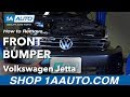 How to Remove Front Bumper 11-18 Volkswagen Jetta