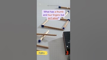 What has a thumb and four fingers but isn