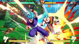 BLUE GOKU SAUCY REJUMP INTO LOOP CONVERSION | DBFZ