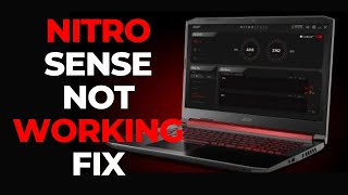 Acer Nitro Sense Not Working Problem Solved