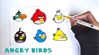 How to Draw 6 Angry Birds Characters screenshot 4